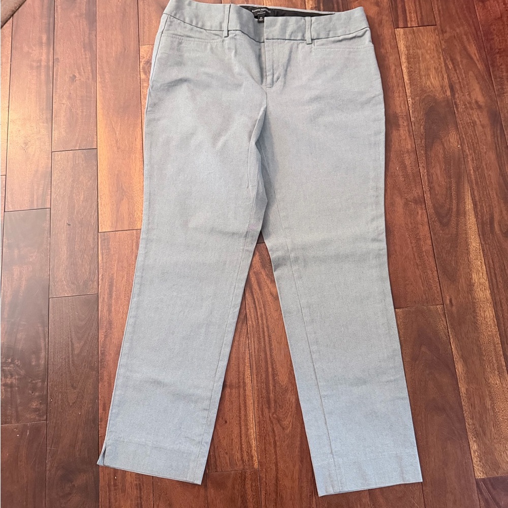 Banana Republic Light Gray Skinny Dress Pants